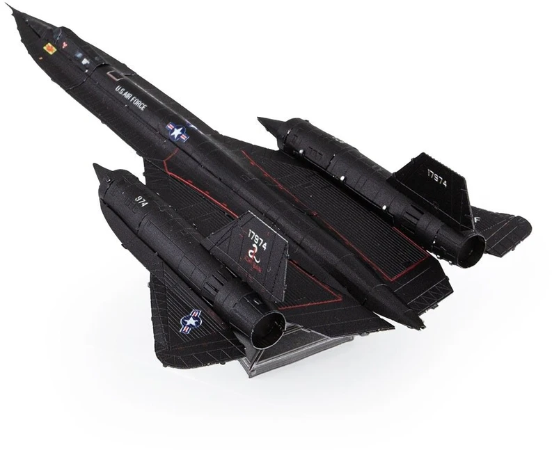 METAL EARTH Metalinė 3D dėlionė - Lockheed Martin SR-71 Blackbird lėktuvas