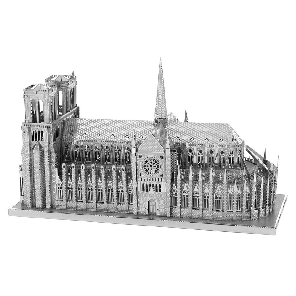 Metal Earth Metalinė 3D dėlionė - Paryžiaus Dievo Motinos katedra