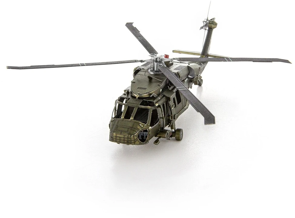 METAL EARTH Metalinė 3D dėlionė - Sikorsky UH-60 Juodas Hawk sraigtasparnis