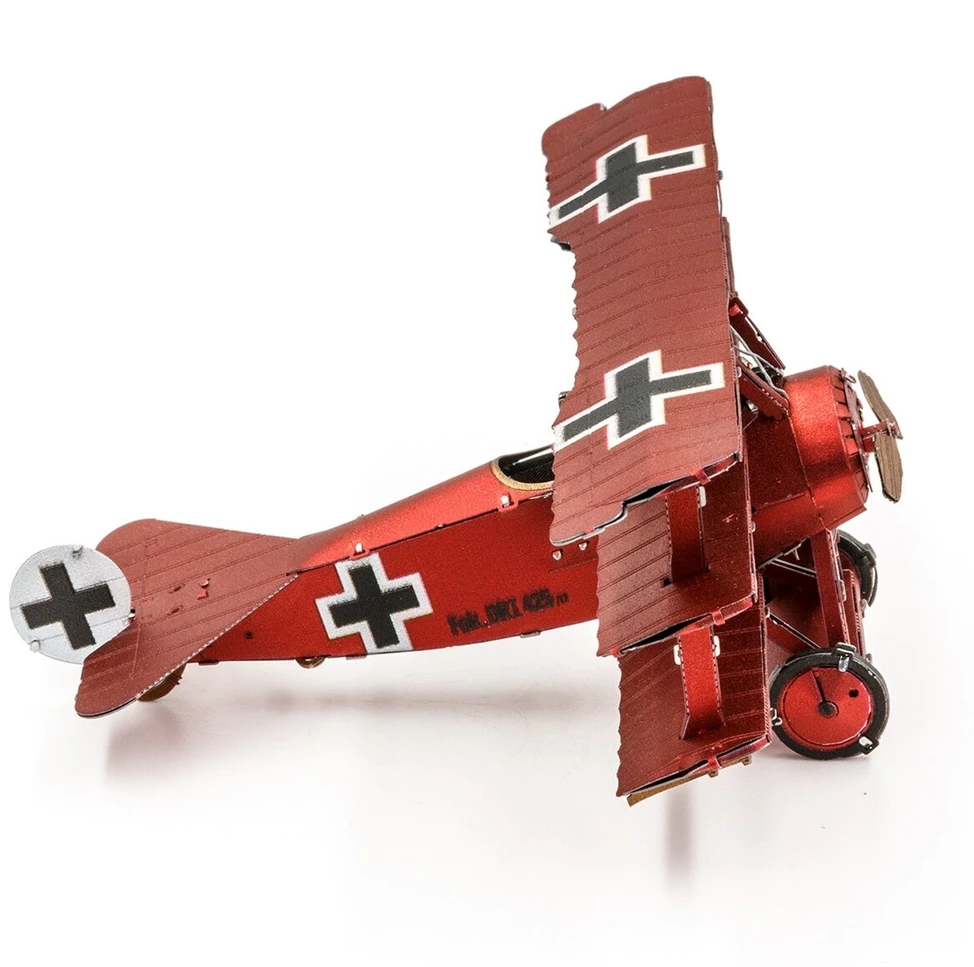 METAL EARTH Metalinė 3D dėlionė - The Fokker Dr.I Triplane lėktuvas