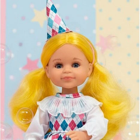 Paola Reina lėlė Cleo Harlequin, 32 cm