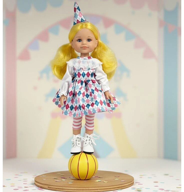 Paola Reina lėlė Cleo Harlequin, 32 cm