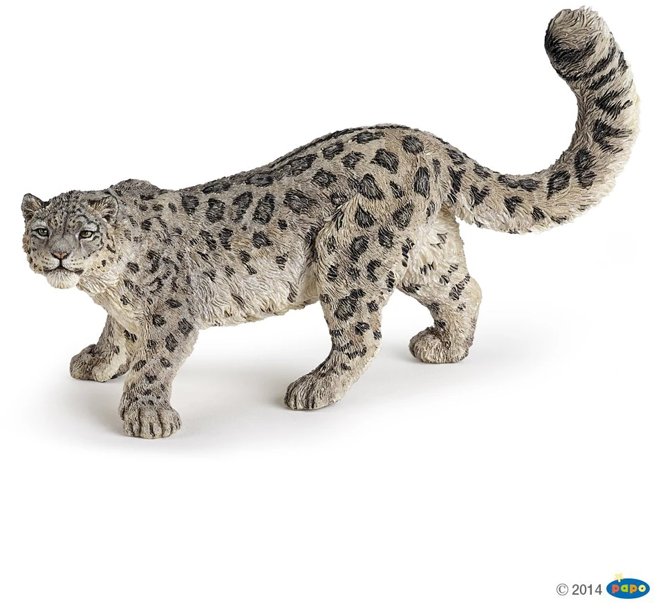 Papo figūrėlė Snieginis leopardas
