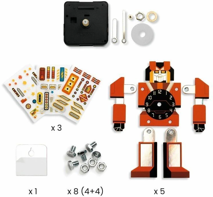 Djeco Pasidaryk pats - Laikrodis - Robotas