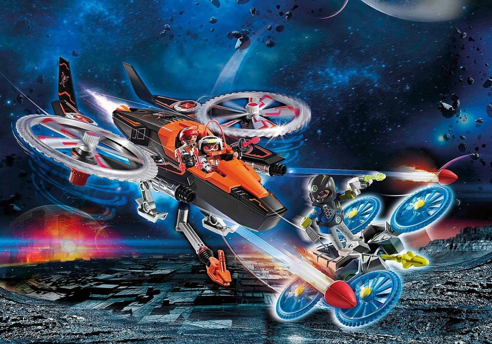 Playmobil konstruktorius - Galaktikos piratų sraigtaspranis