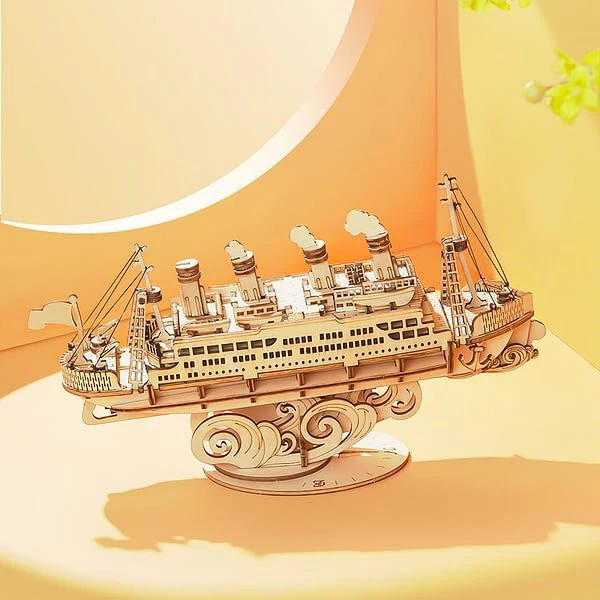 Robotime 3D medinis konstruktorius Kruizinis laivas