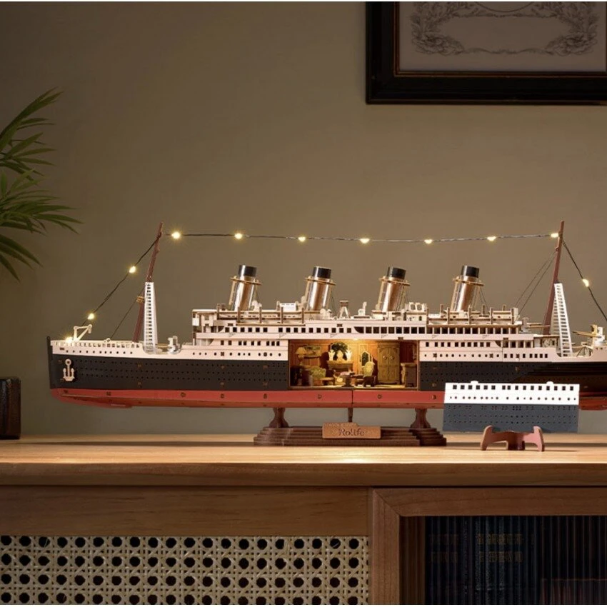 Robotime 3D medinis konstruktorius Rolife Titanikas 1912 Eternal Atlantic Voyager