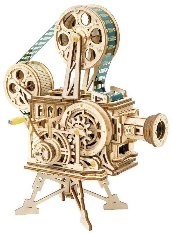 Robotime 3D medinis mechaninis konstruktorius KINO PROJEKTORIUS „Vitascope“