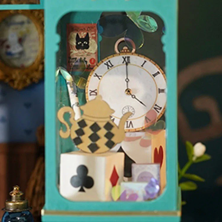 Robotime Mini namas 3D konstruktorius Alice's Tea Store