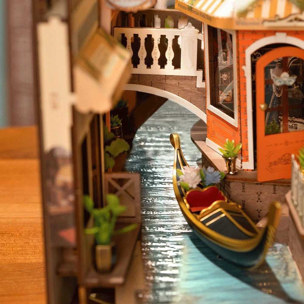 Robotime Mini namas 3D konstruktorius Romantic Venice
