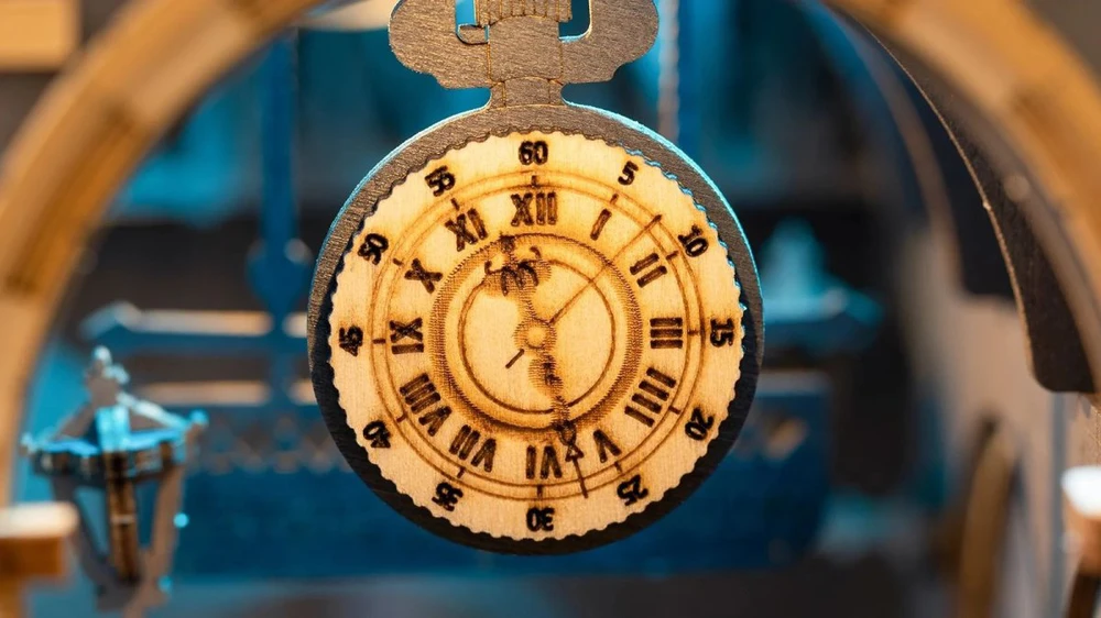 Robotime Mini namas 3D konstruktorius TIME TRAVEL