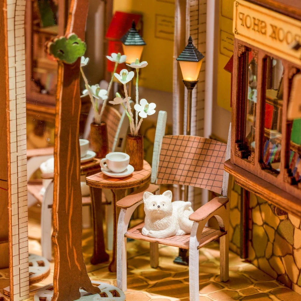 Robotime Mini namas 3D konstruktorius SUNSHINE TOWN