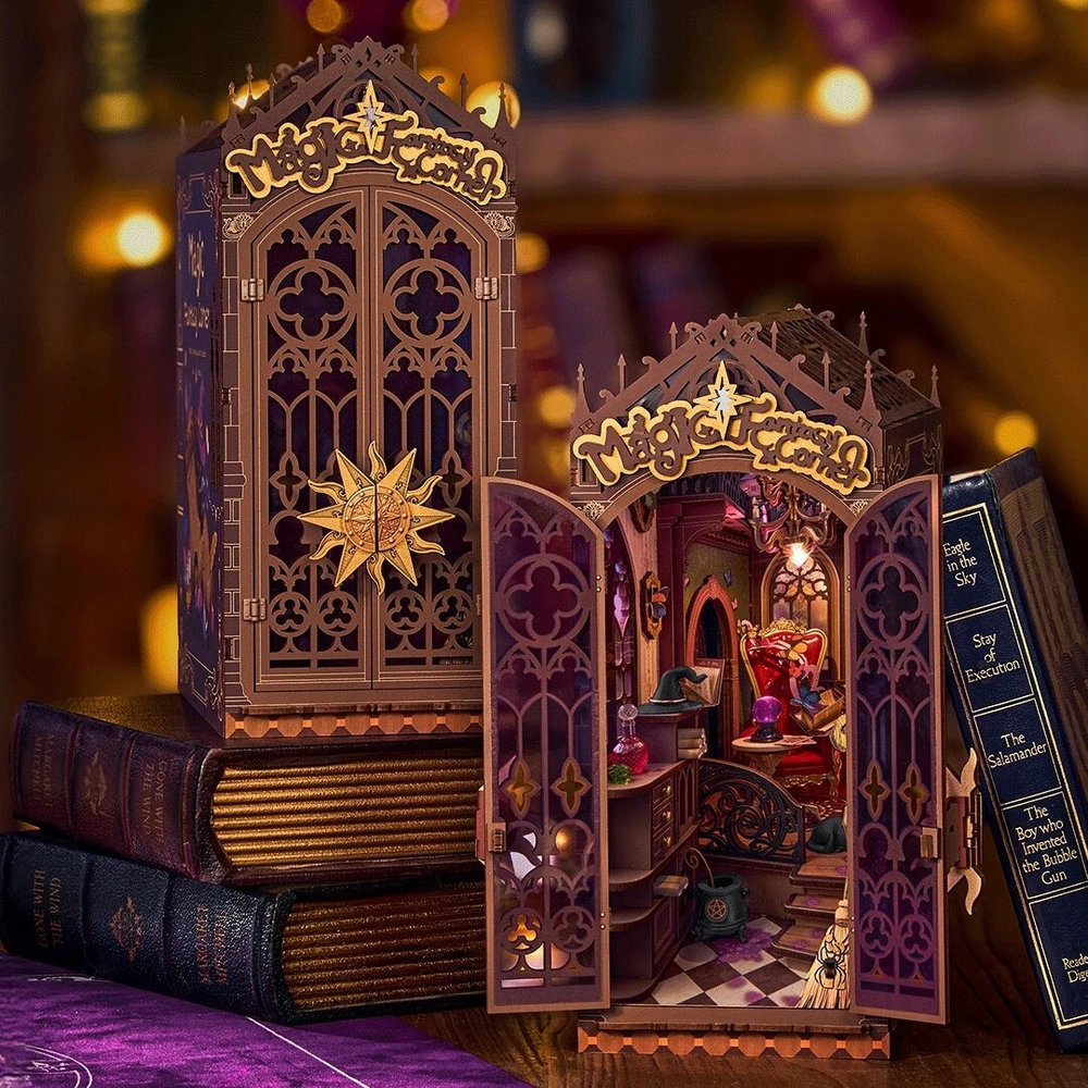 Robotime Mini namas 3D konstruktorius Magic Fantasy Corner