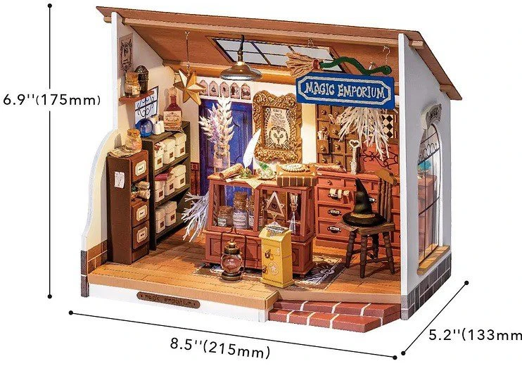 Robotime Mini namas 3D konstruktorius Magic Emporium