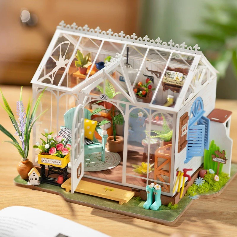 Robotime Mini namas 3D konstruktorius Dreamy Garden House