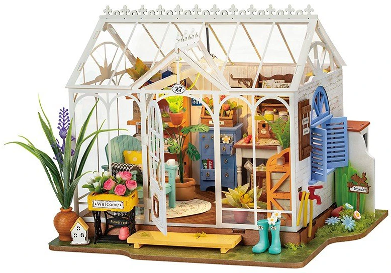 Robotime Mini namas 3D konstruktorius Dreamy Garden House