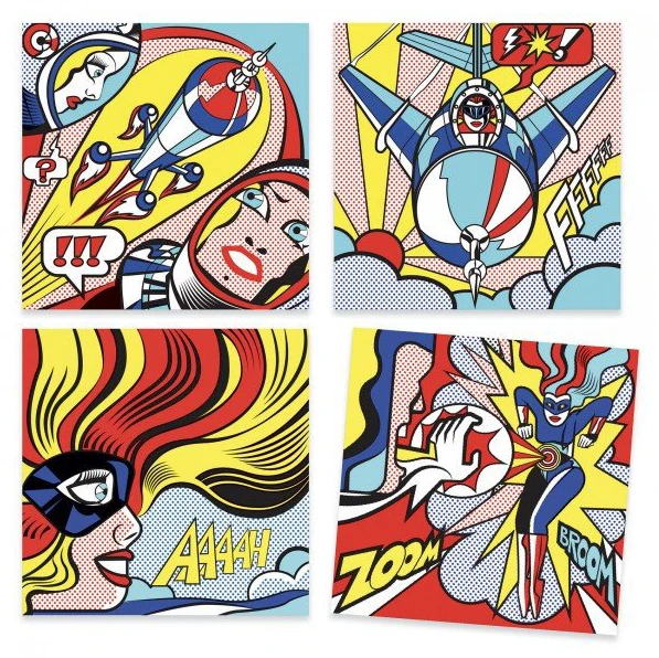 Djeco Įkvėpimas - Spalvinimas - Superherojai ( DJ09376 )