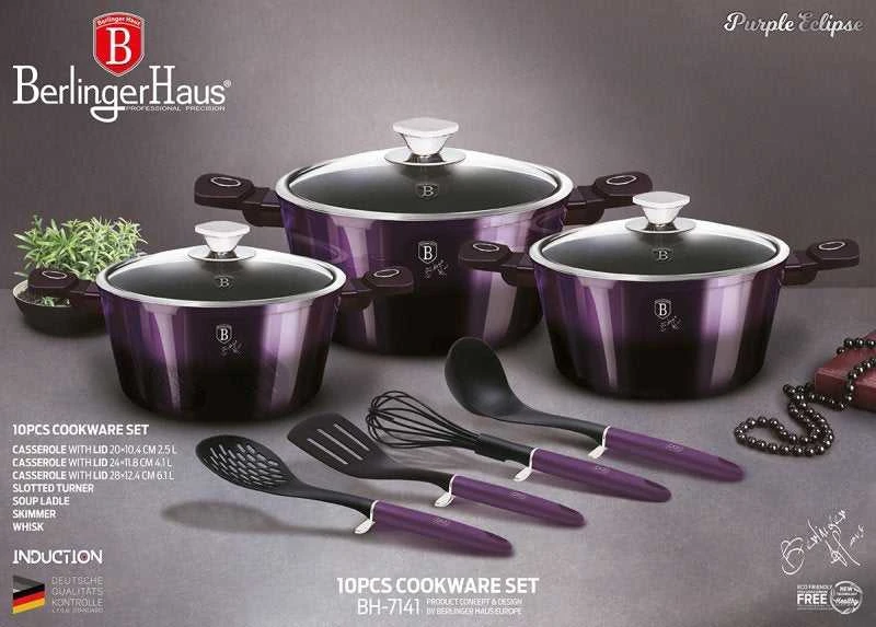 Berlinger Haus Rinkinys GARNKÓW 10 vnt. BERLINGER HAUS BH-7141 PURPLE