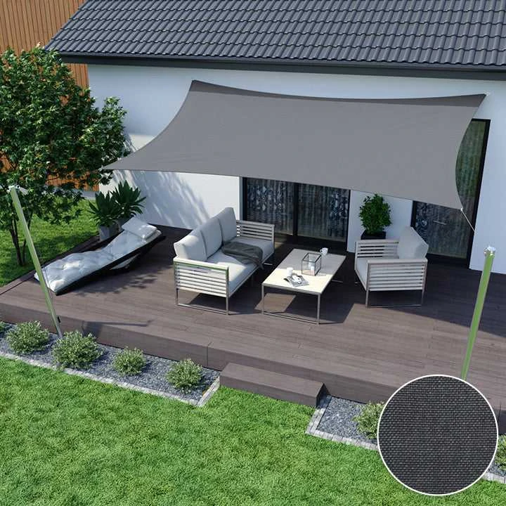 Aio Factory Saulės burė vandeniui atspari nailono 3x2m pilka