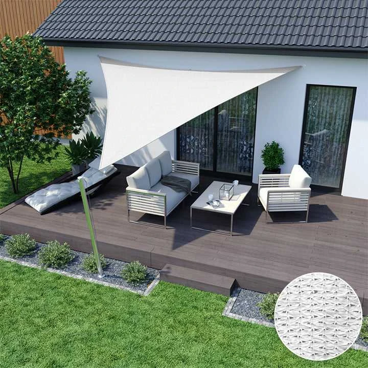 Aio Factory Saulės burė vandeniui atspari nailono 3x3x3m balta