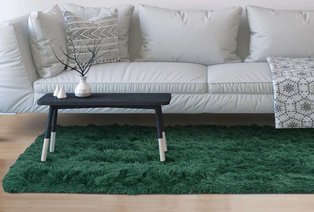 Aio Factory SHAGGY neslystantis kilimas 80x120 cm žalias