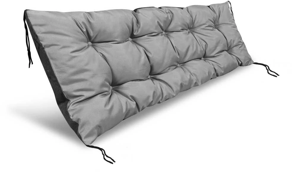 Aio Factory Sodo pagalvėlė 180x50 cm gultui, sūpynėms, suoliukui, vandeniui atspari, pilka