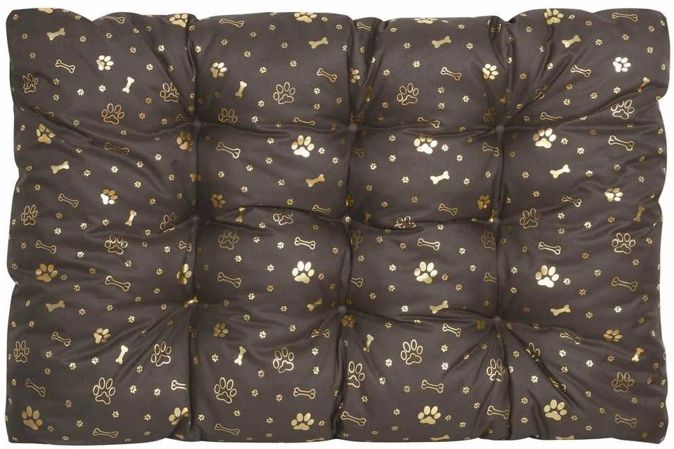 Aio Factory Šuns guolio pagalvėlė PRESTIGE 120x80 cm, vandeniui atspari, auksinės spalvos, kaulai
