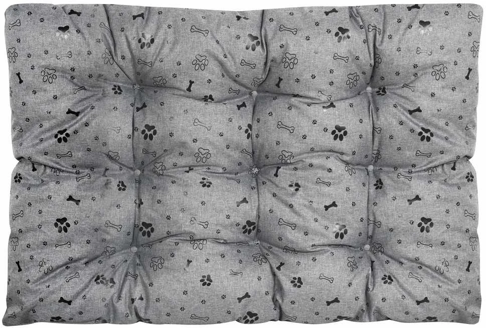 Aio Factory Šuns guolio pagalvėlė PRESTIGE 120x80 cm, vandeniui atspari, kaulai, juoda