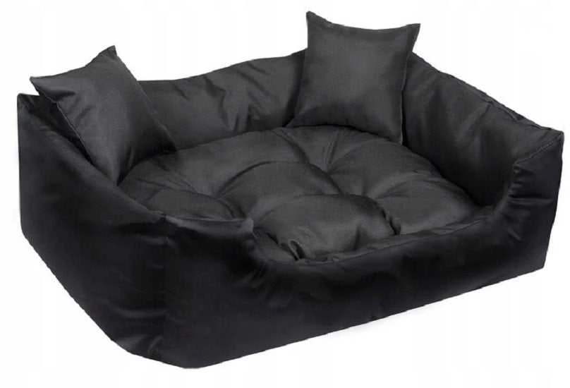 Aio Factory Šuns guolis ECCO kennel 75x65 cm, vandeniui atsparus, juodas