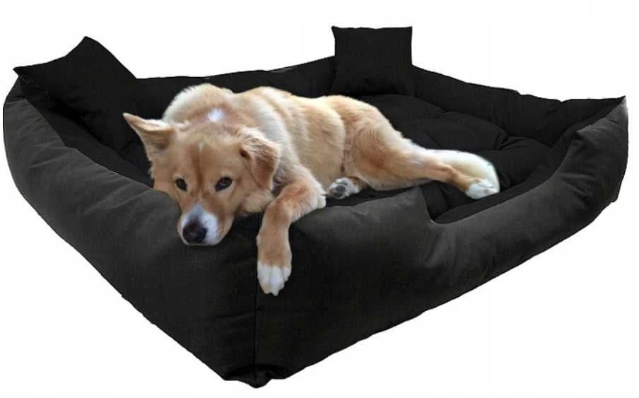 Aio Factory Šuns guolis ECCO kennel 75x65 cm, vandeniui atsparus, juodas