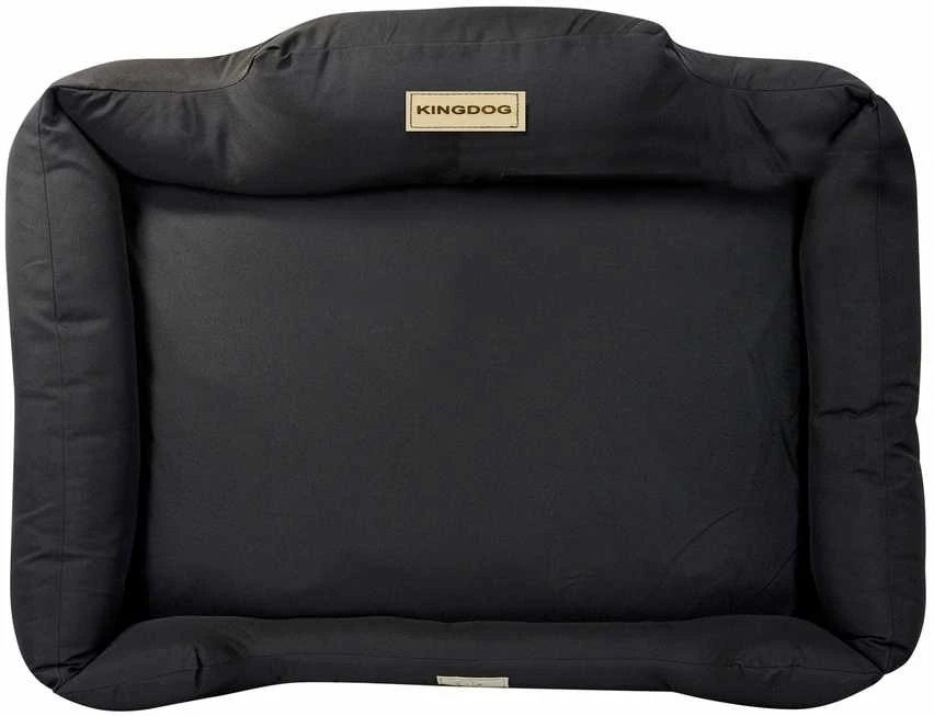 Aio Factory Šuns guolis KINGDOG MM43 115x95 cm, nuimamas, personalizuotas, neslystantis, juodas