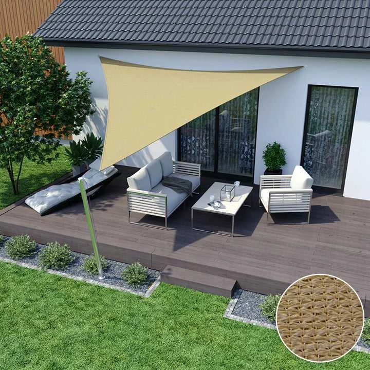 Aio Factory Vandeniui atspari „Codura“ saulės burė 3x3x3m smėlio spalvos