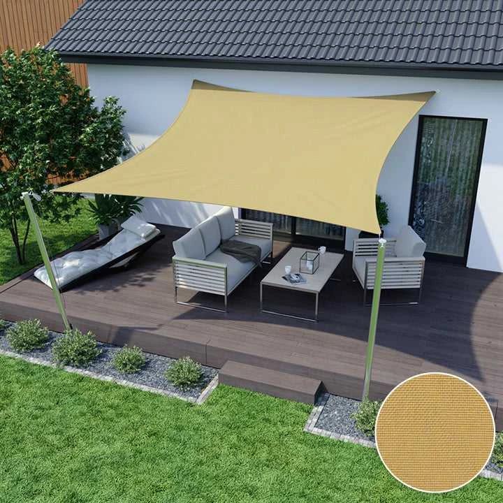 Aio Factory Vandeniui atspari „Codura“ saulės burė 5x5 m smėlio spalvos