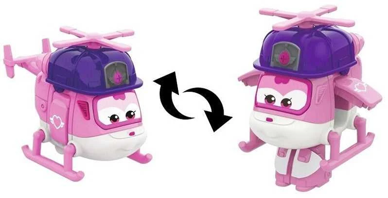 Alpha Group Super Wings transformuojantis robotas Dizzy Rescue 5cm