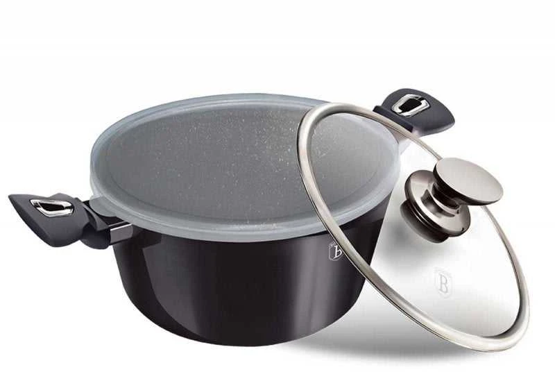 Puodų rinkinys 13 dalių BERLINGER HAUS BH/6886 Metallic Line Carbon Pro Edition