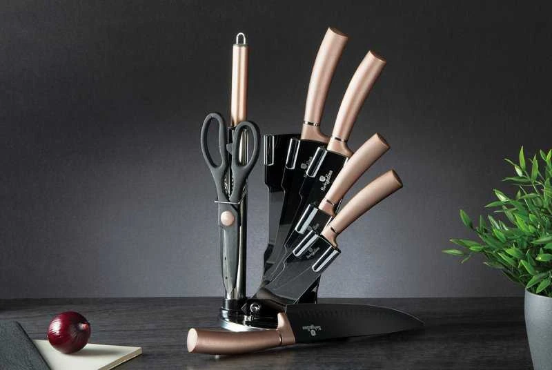 Berlinger Haus Peilių rinkinys (8 dalių) Metallic Line Rose Gold Edition | BH/2561