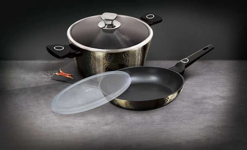 Rinkinys Puodas + PATELNIA 24CM BERLINGER HAUS PRIMAL GLOSS BH-6074