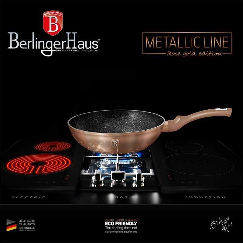 Berlinger namas KOMPLET GARNKÓW 11-EL. BERLINGER HAUS METALLIC LINE ROSE GOLD BH-6191