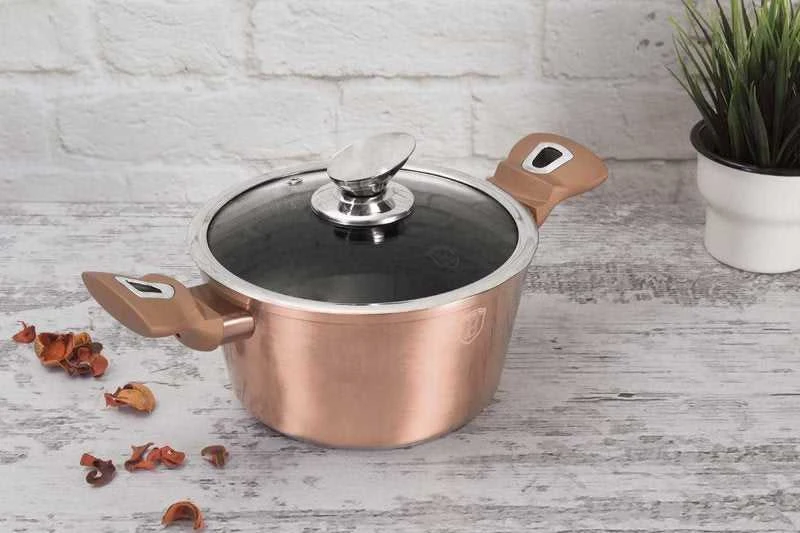 Berlinger namas KOMPLET GARNKÓW 11-EL. BERLINGER HAUS METALLIC LINE ROSE GOLD BH-6191