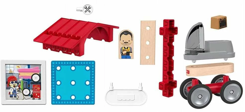 Brak Danych Fisher Price Wonder Makers garažo kaladėlės