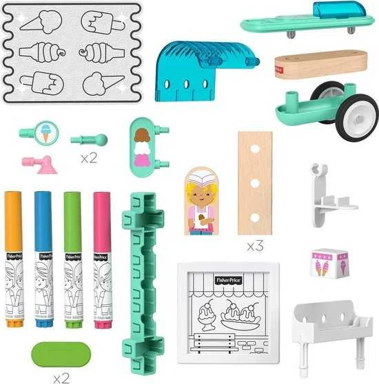 Brak Danych Fisher Price Wonder Makers ledų vežimėlis GLY26