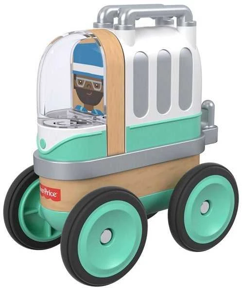 Brak Danych Medinis "Fisher Price Wonder Makers" namelis ant ratų