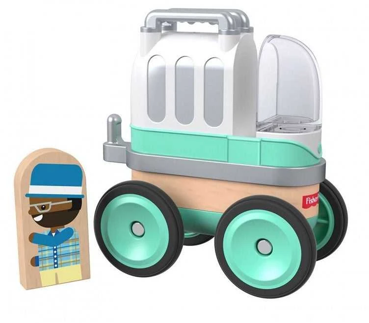 Brak Danych Medinis "Fisher Price Wonder Makers" namelis ant ratų
