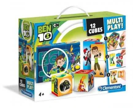 Clementoni Disney Ben 10 dėlionės kaladėlės 12 vnt.