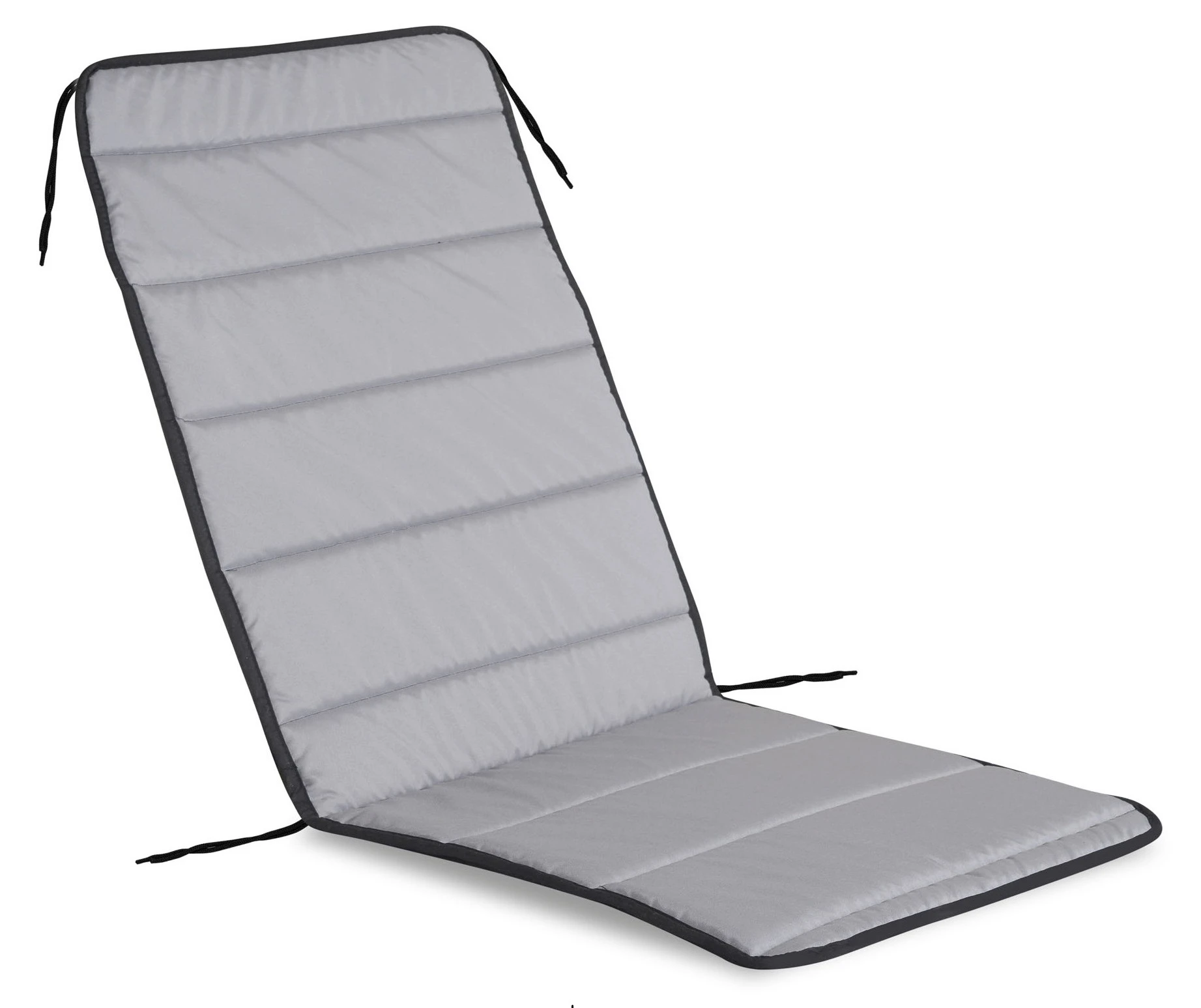 Aio Factory Dygsniuota putplasčio kėdės pagalvėlė, 50x50x80 cm, tamsiai pilka aprašymas - Prekės nuotrauka