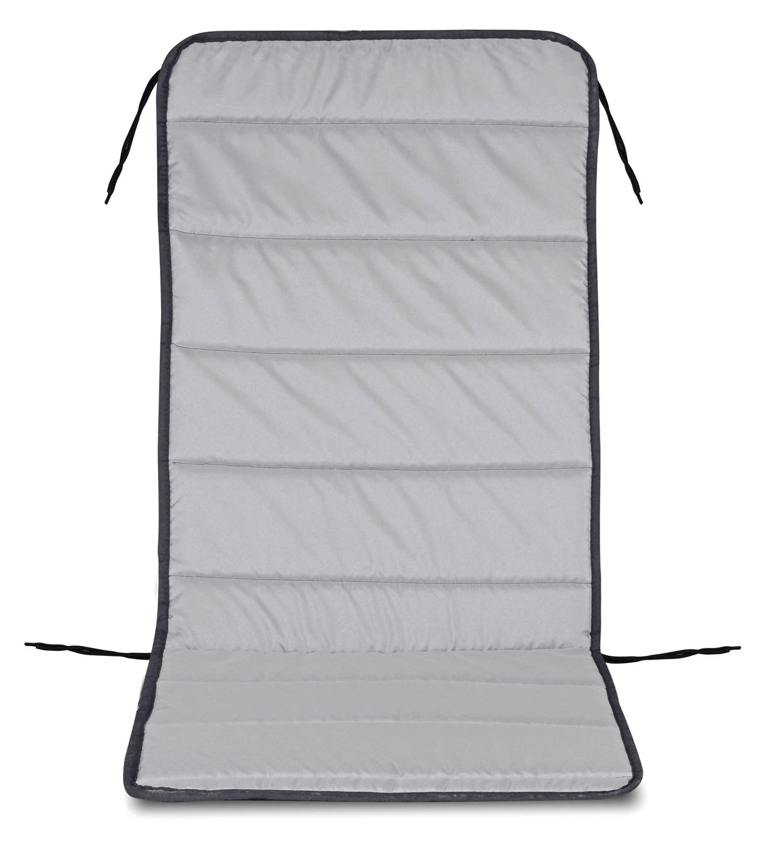 Aio Factory Dygsniuota putplasčio kėdės pagalvėlė, 50x50x80 cm, tamsiai pilka aprašymas - Prekės nuotrauka