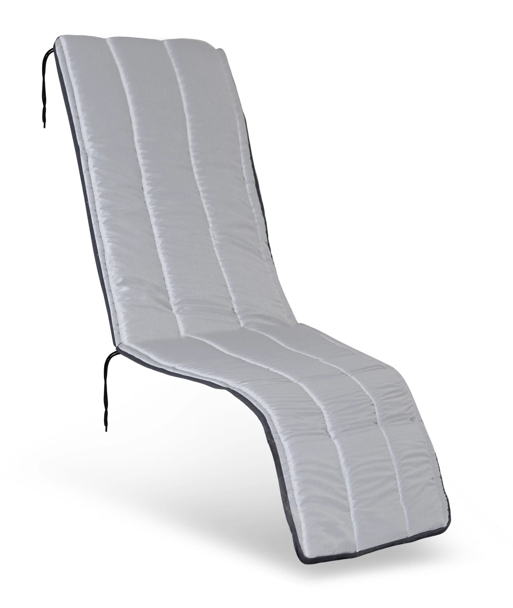 Aio Factory Dygsniuotas putplasčio gulto pagalvėlė, 165x50 cm, tamsiai pilka aprašymas - Prekės nuotrauka