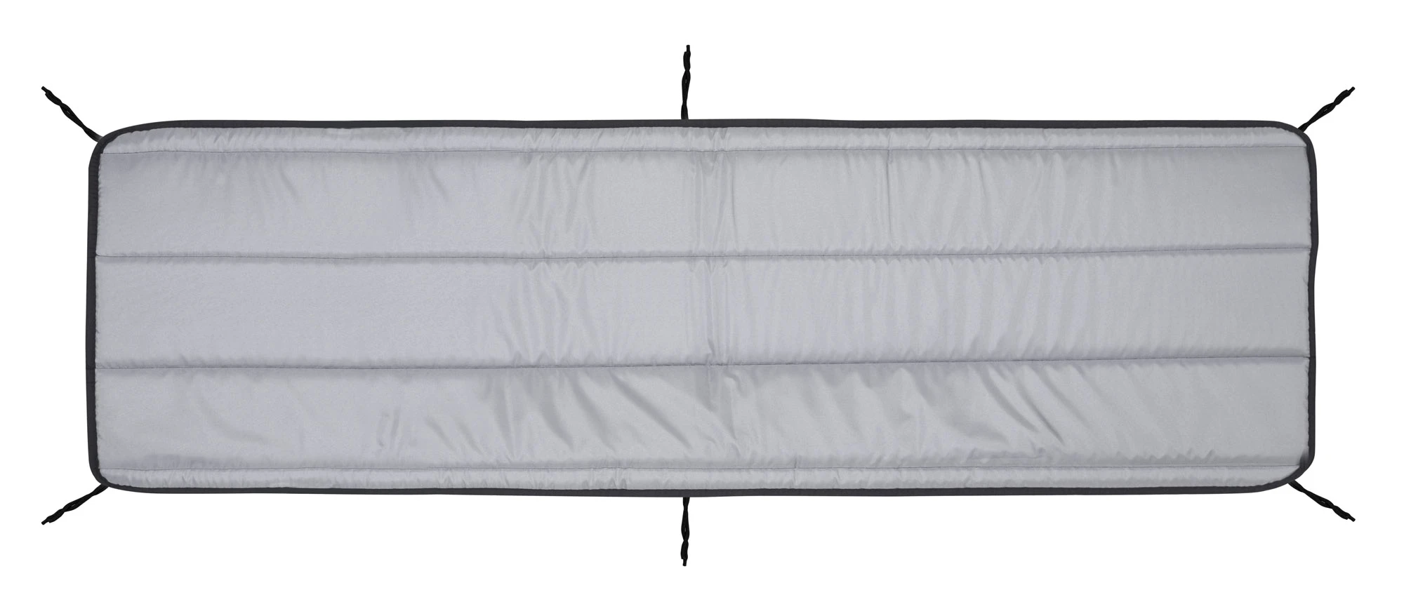 Aio Factory Dygsniuotas putplasčio gulto pagalvėlė, 165x50 cm, tamsiai pilka aprašymas - Prekės nuotrauka
