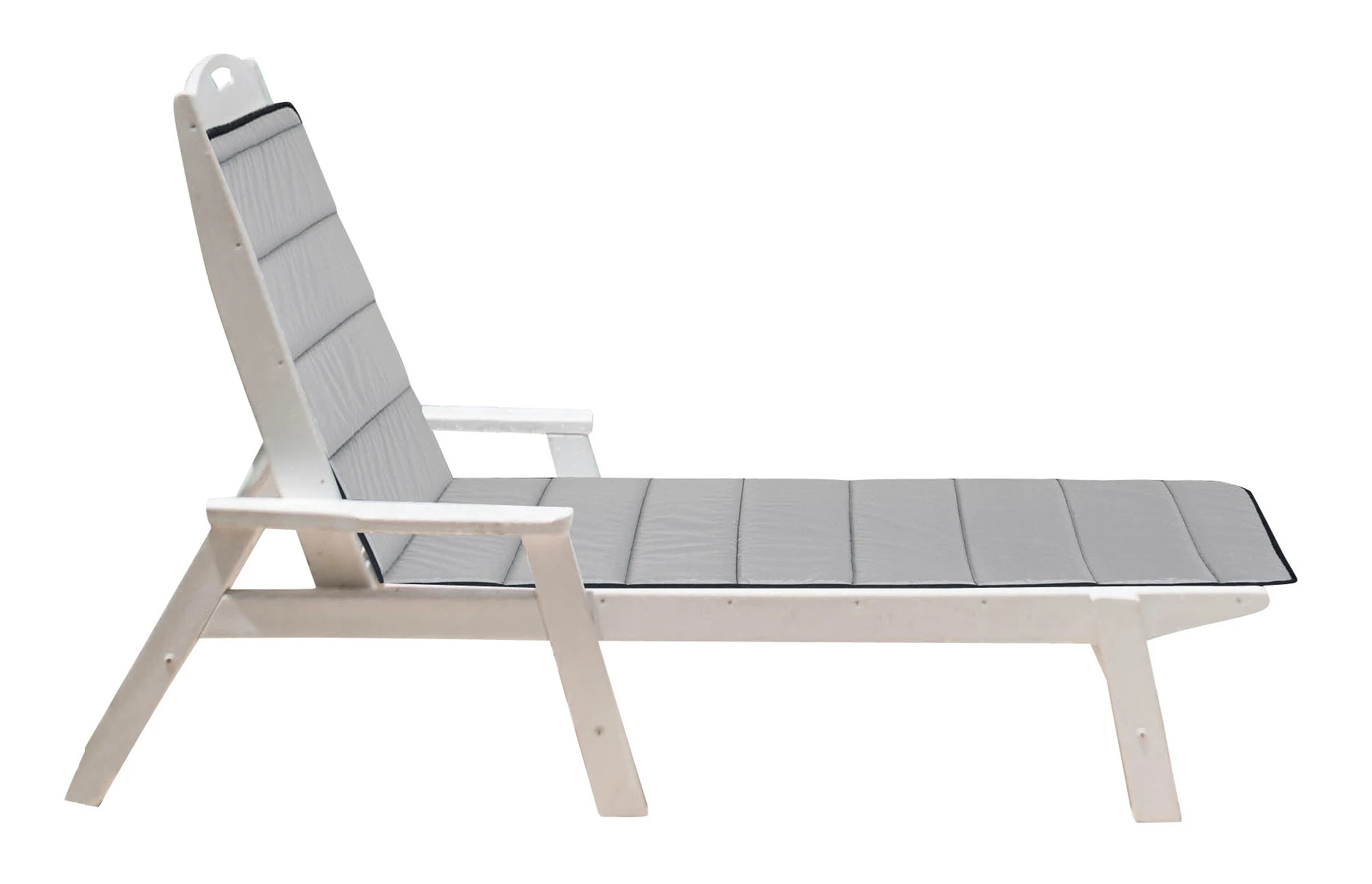 Aio Factory Dygsniuotas putplasčio gulto pagalvėlė, 190x60 cm, tamsiai pilka aprašymas - Prekės nuotrauka