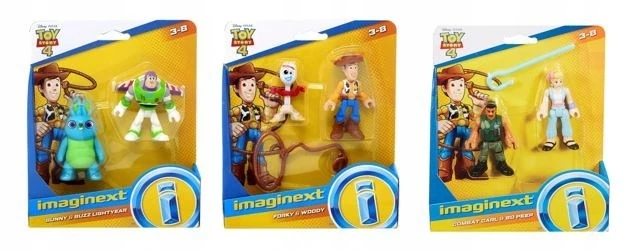 Brak Danych IMAGINEXT FISHER-PRICE Žaislų istorija 4, kovos ratas ir Bou aprašymas - Prekės nuotrauka